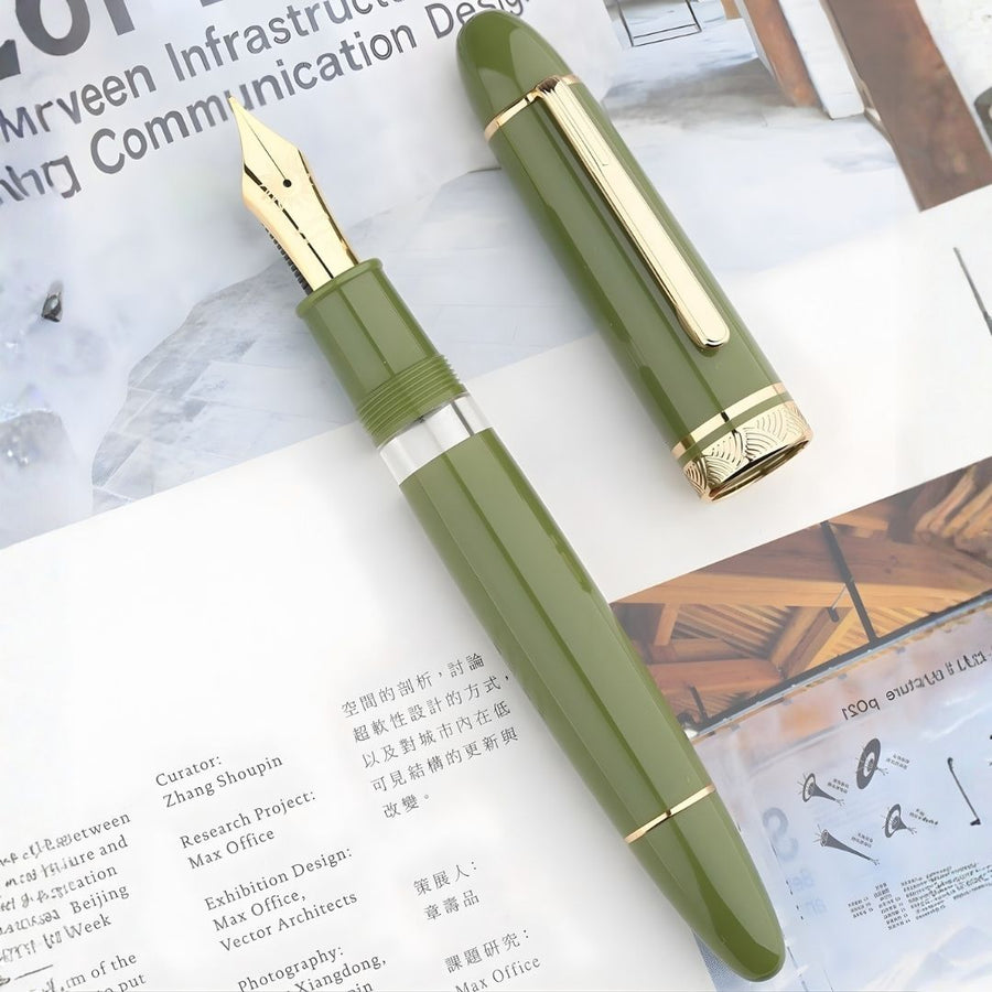 Majohn P140 in Green / Brass