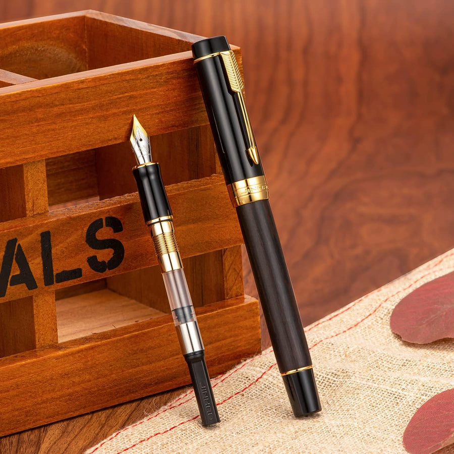 Jinhao 100 in Wood / Gold / Black