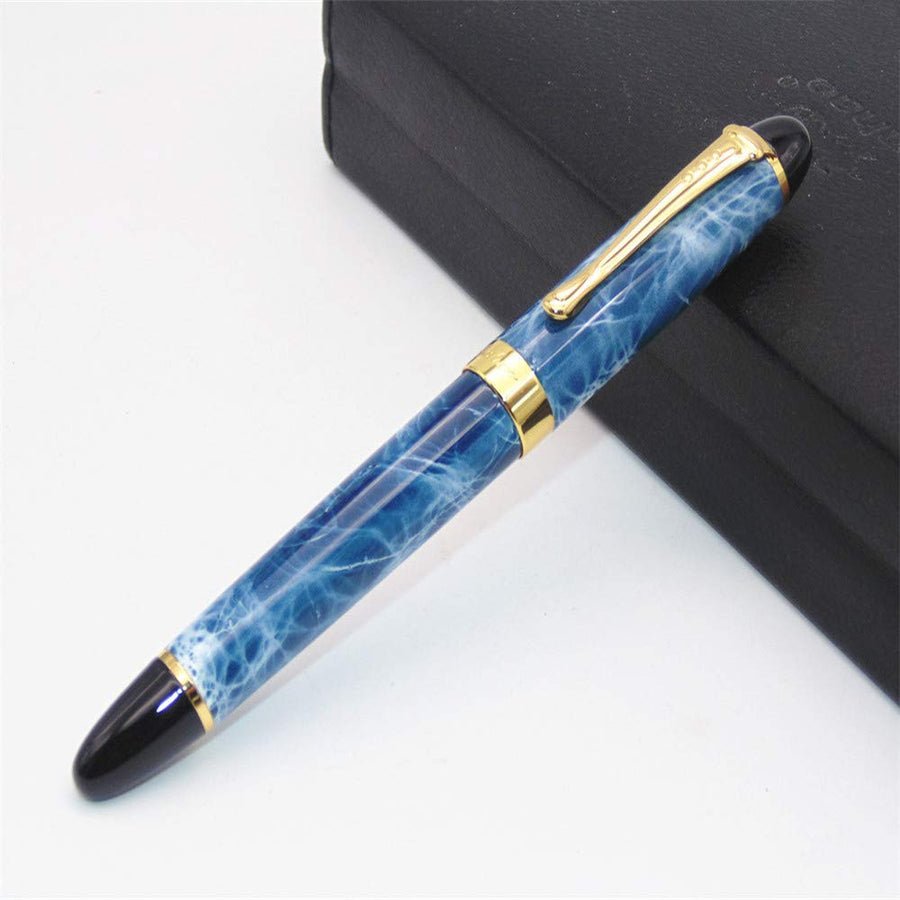 Jinhao X450 in Marble / Blue / Gold