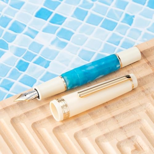 Jinhao 82 in Gold / Marble / Blue