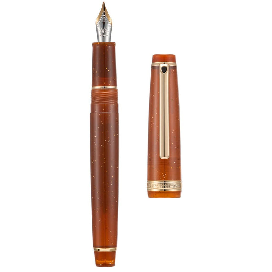Jinhao 82 in Transparent / Brown / Gold