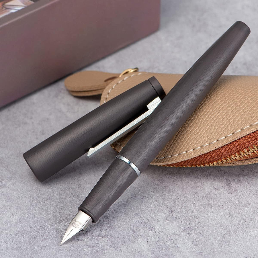 Jinhao 80 in Grey / Brushed / Silver