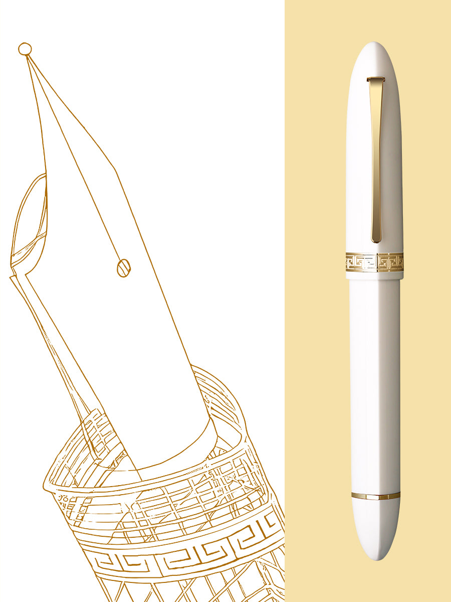 Majohn V60 in White / Gold