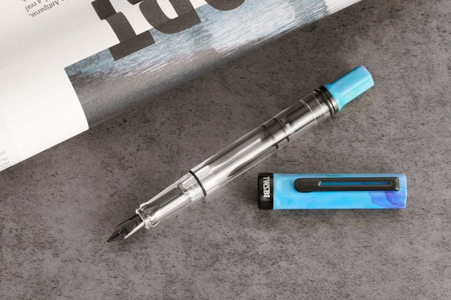 TWSBI Eco in Blue / Black / Titanium